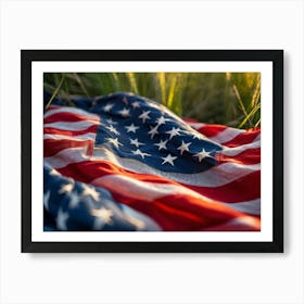 American Flag 10 Art Print