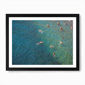 Swimming In Sorrento Art Print