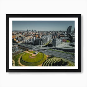 Milan Travel Print - Cityscape Wall Art Art Print