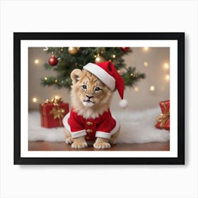 Christmas Animals 11 Art Print