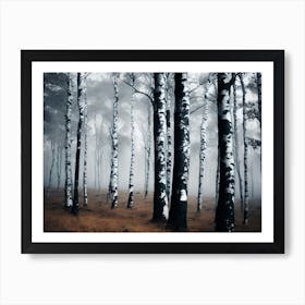 Misty Forest 1 Art Print