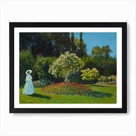 Lady In The Garden (1867), 1, Claude Monet Art Print