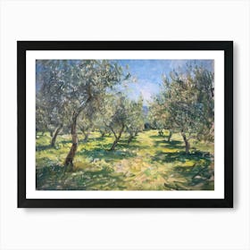 Olive Grove 6 Art Print