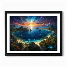 Tropical Island Art Print