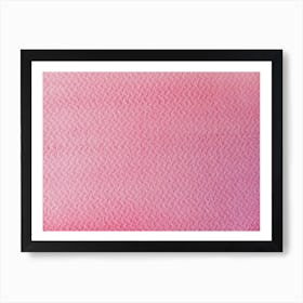 Pink Watercolor Texture Art Print