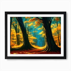 Forest 8 Art Print