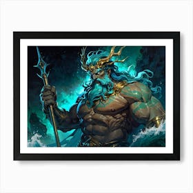 God Of The Sea 2 Art Print