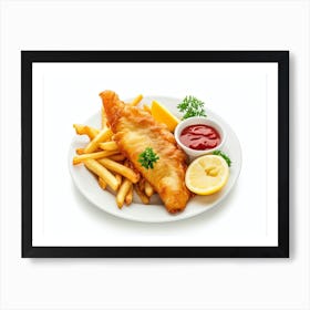 Fish And Chips 10 Art Print