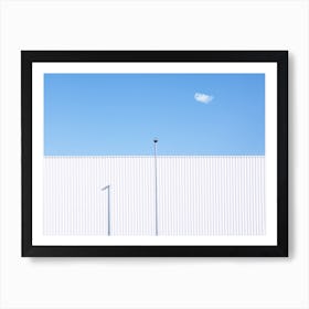 White Stripes Art Print