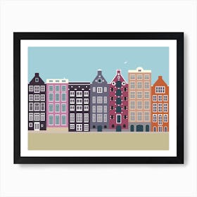 Damrak, Amsterdam, the Netherlands Art Print