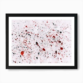 Abstraction Artistic Stains Art Print