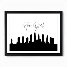 New York Skyline Art Print