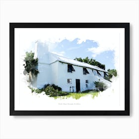 Carter House, Bermuda, Caribbean Art Print