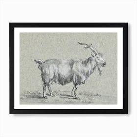 Standing Goat, Jean Bernard Art Print