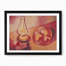 Still Life With A Lamp, Mikuláš Galanda Art Print