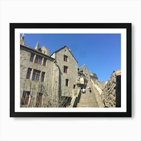 Stairs Leading Up To Le Mont-Saint-Michel Poster