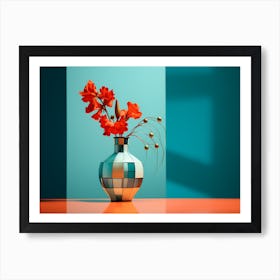 Tiffany Vase Art Print