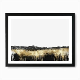 Gold And Black Canvas Print 61 Art Print