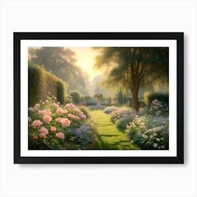 Morning Light In Kings Garden 3 Art Print