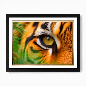 Ussuri Tiger Eye 1365x1024 4x3 Framed Art Print