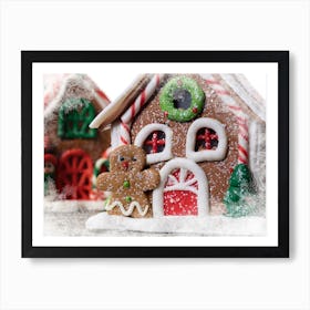 Gingerbread House Art Print