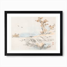 Landscape, Kōno Bairei Art Print