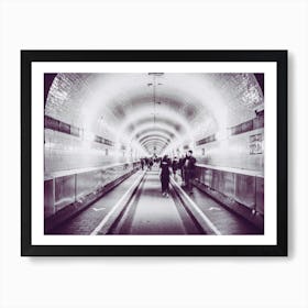 Tunnel Talks Art Print