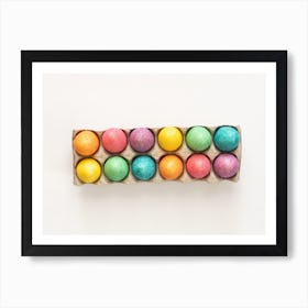 Colorful Easter Eggs 4 Art Print