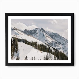 Ski Lift Mountain Art Print