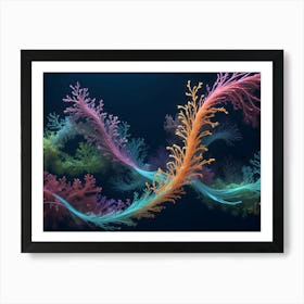 Coral Strands Art Print