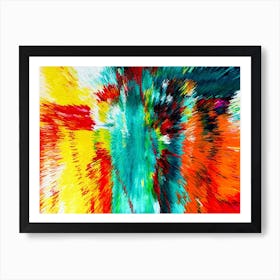 Acrylic Extruded Painting 82 Art Print