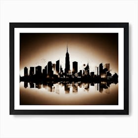 New York City Skyline 44 Art Print