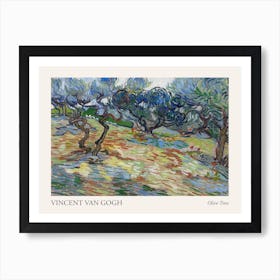 Olive Trees, Van Gogh Poster Art Print