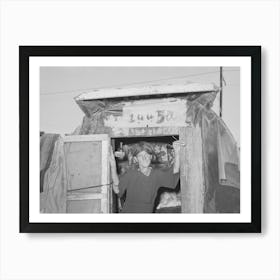 Woman Living In Camp Near Mays Avenue, Oklahoma City, Oklahoma, See 33965 And General Caption No, 21 By Art Print