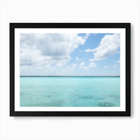 Clear Blue Water in Mexico Art Print