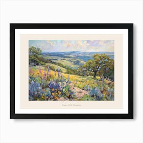 Western Landscapes Texas Hill Country 3 Poster Art Print