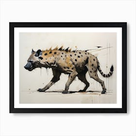 Hyena African Wildlife Art Print