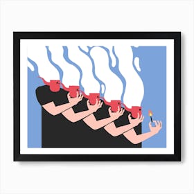Smokers Club 1 Art Print