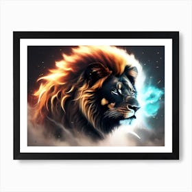 Lion In The Sky 1 Art Print
