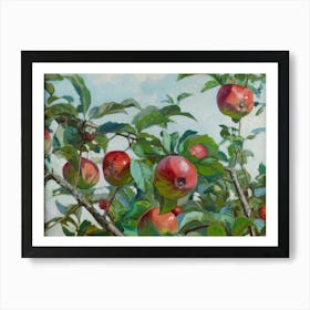 Apples On The Tree Art Print