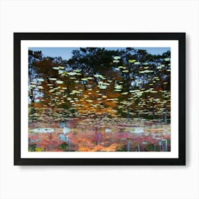 Tree Line Reflection 17  Landscape  Art Print Art Print