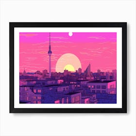Berlin Skyline 3 Art Print