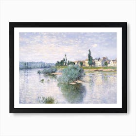 The Seine At Lavacourt (1880), Claude Monet Art Print