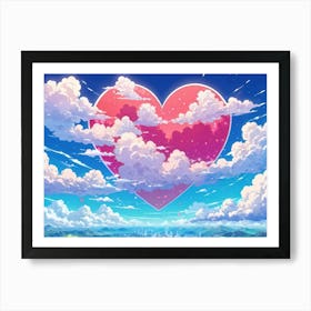 giant heart Art Print