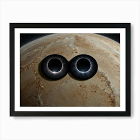 Two Eyes On Mars Art Print