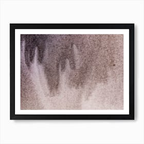 Abstract watercolor black paint background. 47 Art Print