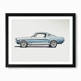 Ford Mustang Sport Car Style Art Print