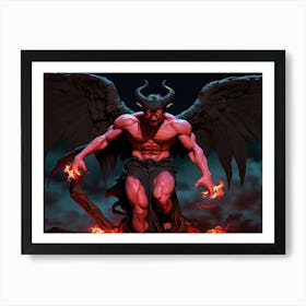 Demon 5 Art Print