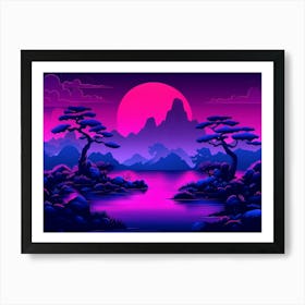 Asian Landscape 12 Art Print