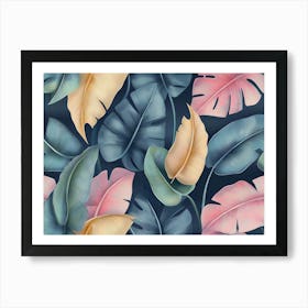 Tropical Leaves 16 Art Print